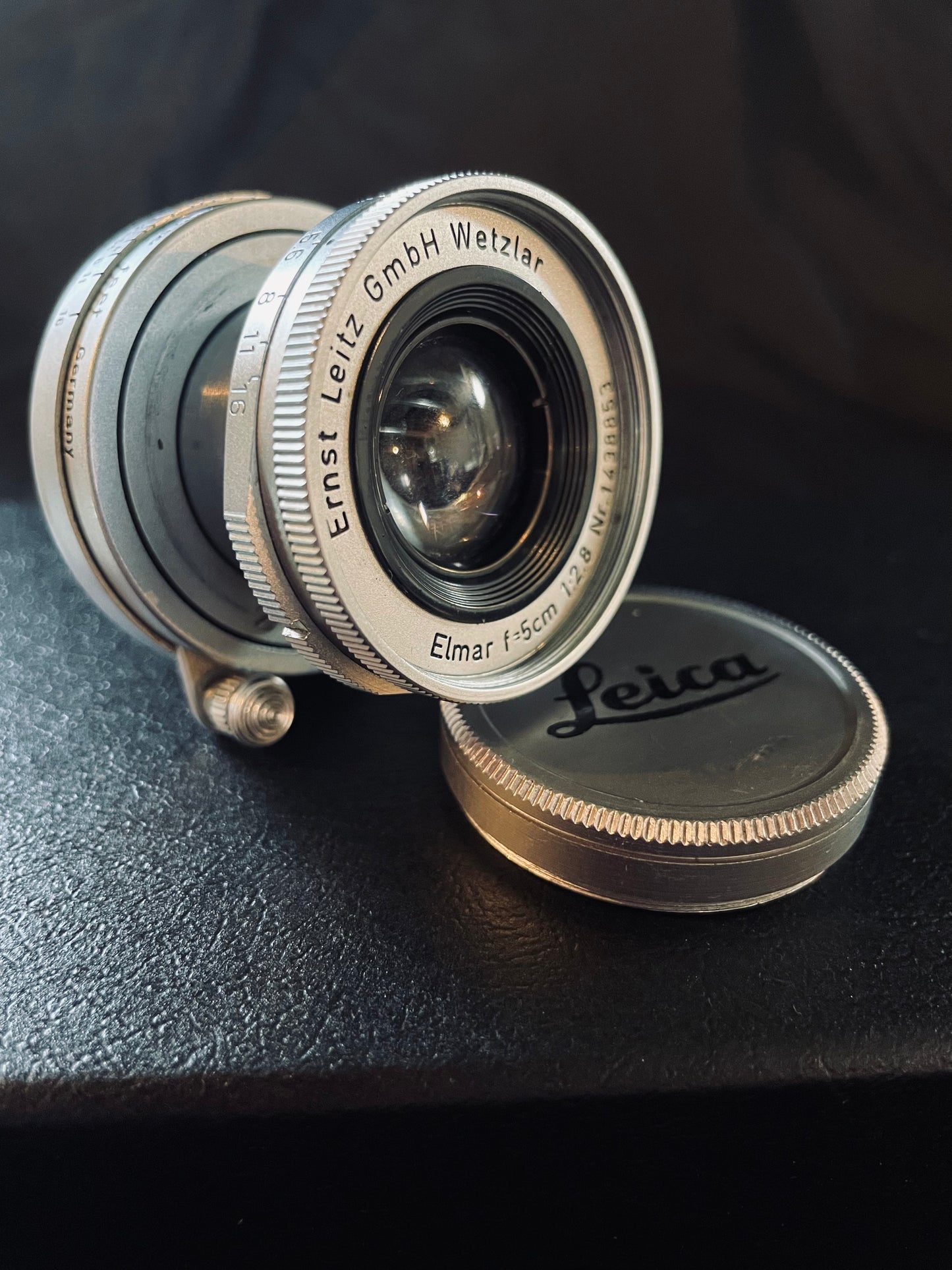 1953 Leica iiiF Red Dial with 2 Lenses